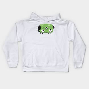 Three-eyed Dog Doodle Monster Kids Hoodie